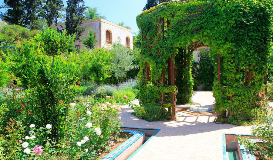 Anadlusian garden of Rabat. One of Morocco Exotic gardens