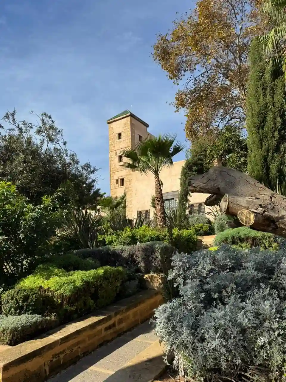 Andalusian Garden inside the Oudaias Kasbah visited on a Half Day Rabat City Tour